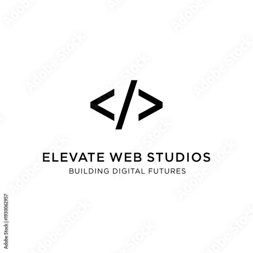Code Symbol for Web Development Company.
