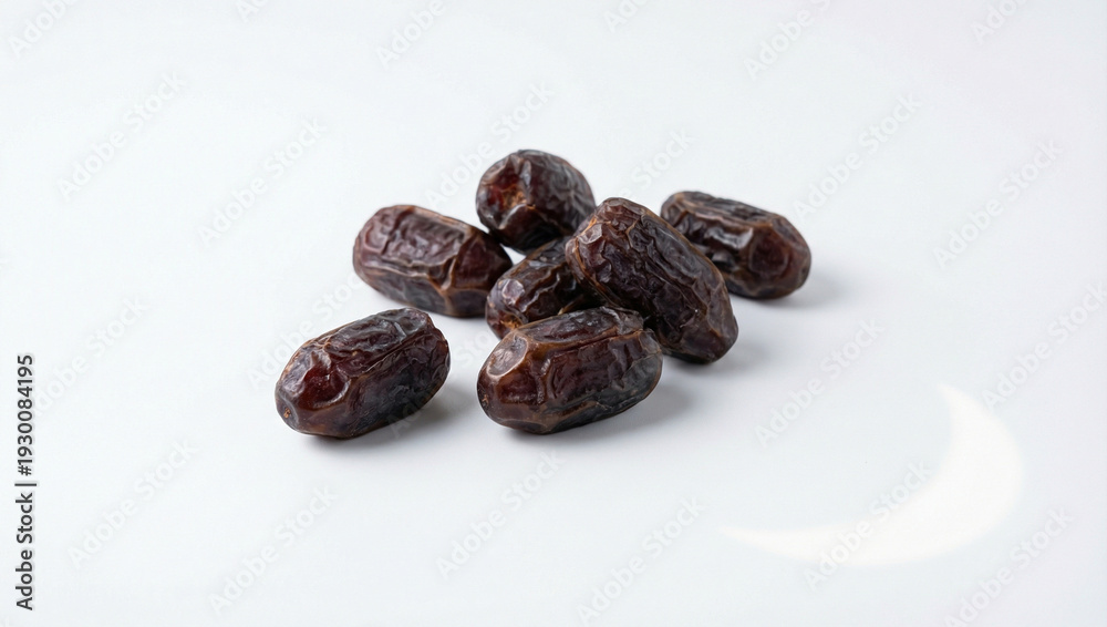 Obraz premium dates on a wooden background