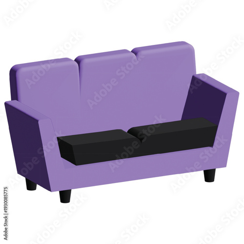 3D Sectional Sofa Living Room Furniture