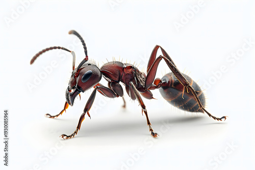 ant isolated on white