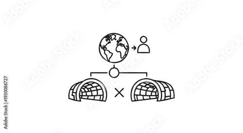 Global Network Connection and Business Expansion Concept.