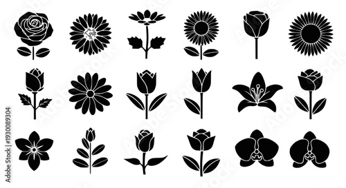 Whisk icon, clean flat design, simple illustration for cooking and baking, isolated on white