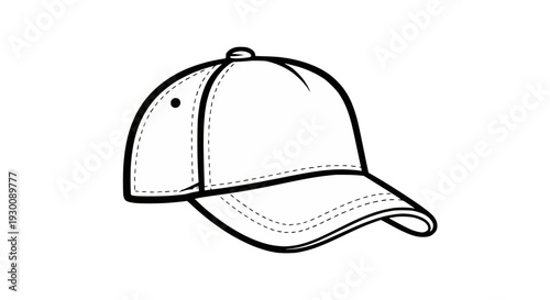 Handheld Whisk for Mixing Ingredients, Essential Kitchen Utensil, Simple Line Art Vector Illustration on White