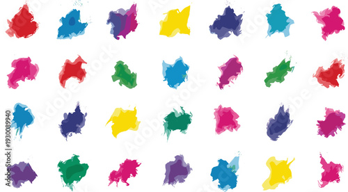 Vibrant dancers in colorful paint splashes celebrate joy and creativity