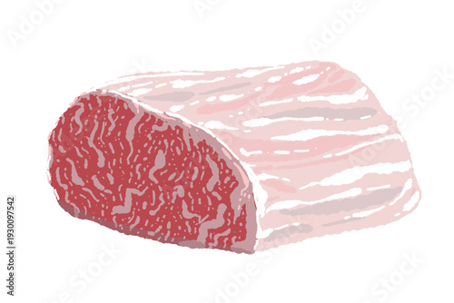 Highly Marbled Wagyu Sirloin Block Meat