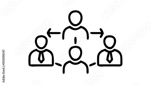 Illustration of diverse business team collaborating and brainstorming ideas in a modern office meeting room, analyzing data and developing new strategies See Less