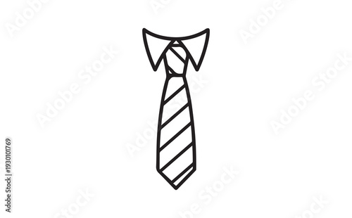 Vector necktie icon