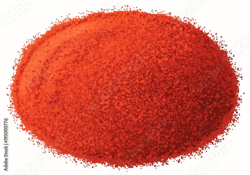 Pile of Red Chili Powder Spice.