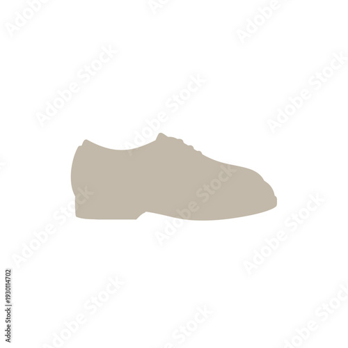 Shoe silhouette showing a casual sneaker