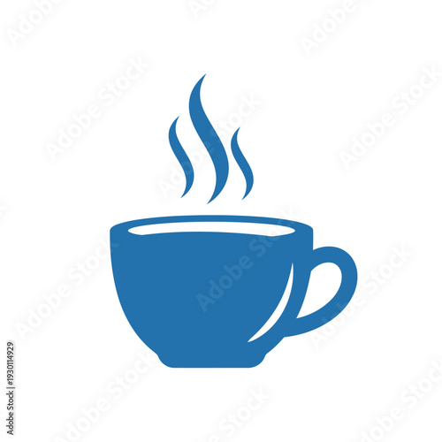 Hot Beverage Cup with Steam for Morning Coffee Concept