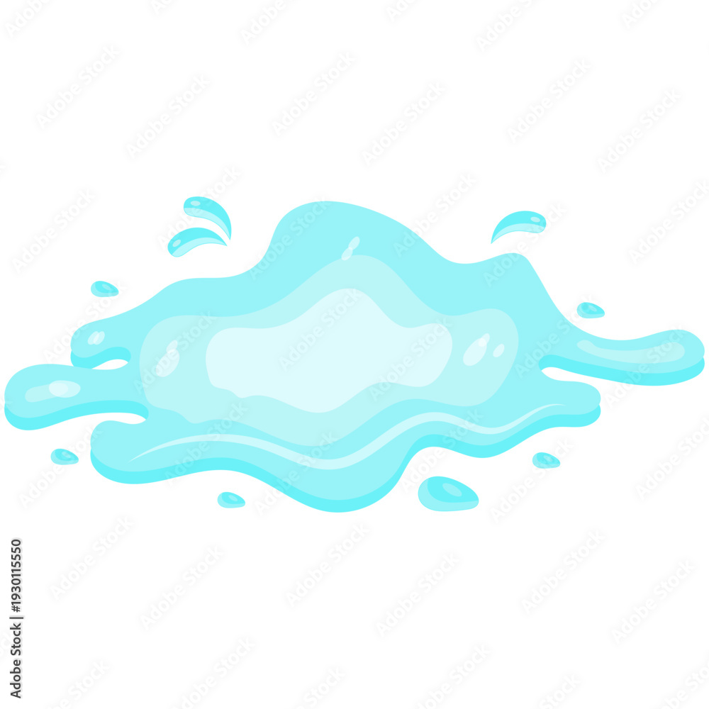 Fototapeta premium Water Spill Puddle