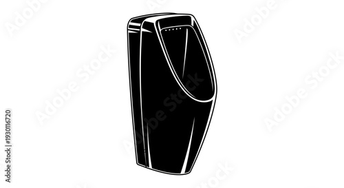 Modern public restroom fixture vector illustration for various design needs