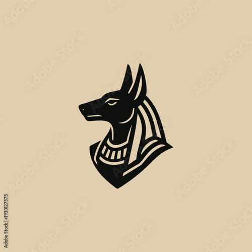 Anubis Egypt God Logo