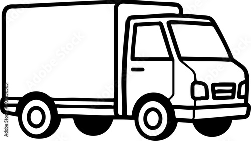 Delivery Truck Icon Isolated Vector Illustration