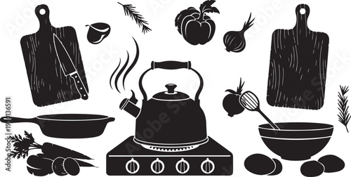 farmhouse kitchen wall decor design featuring rustic typography and cozy country-style elements.