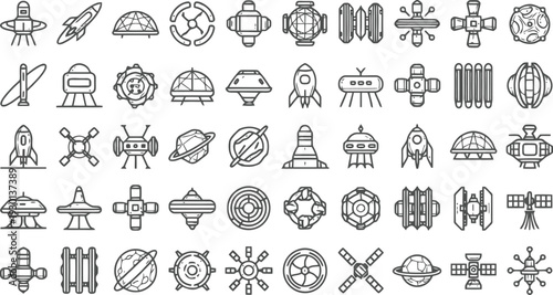 Vector Illustration of Number 124