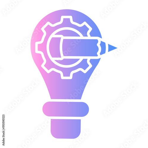 design thinking Gradient icon