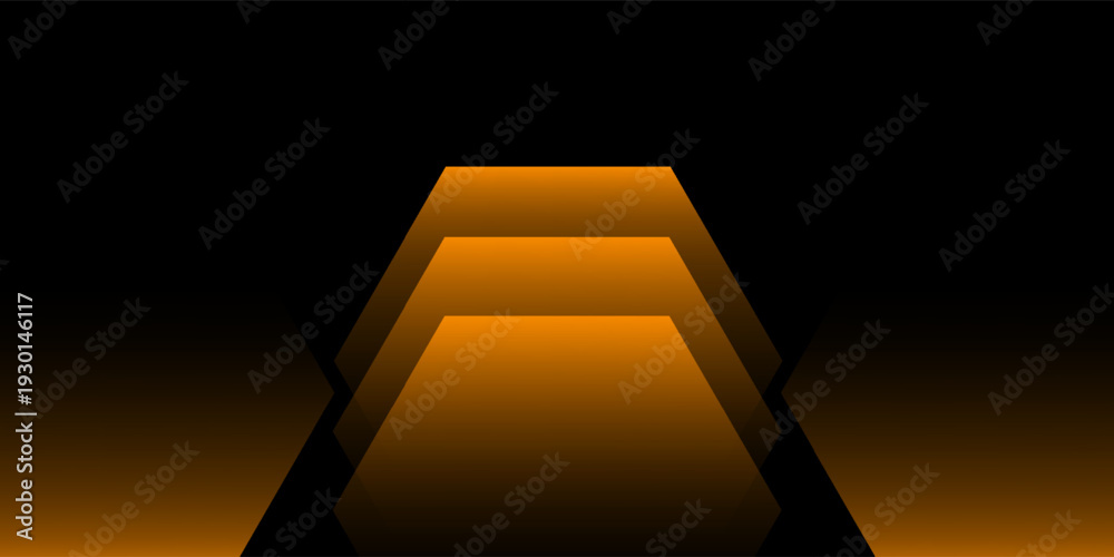 Obraz premium Abstract Minimalist White Glowing Capsule Shape on Black Background