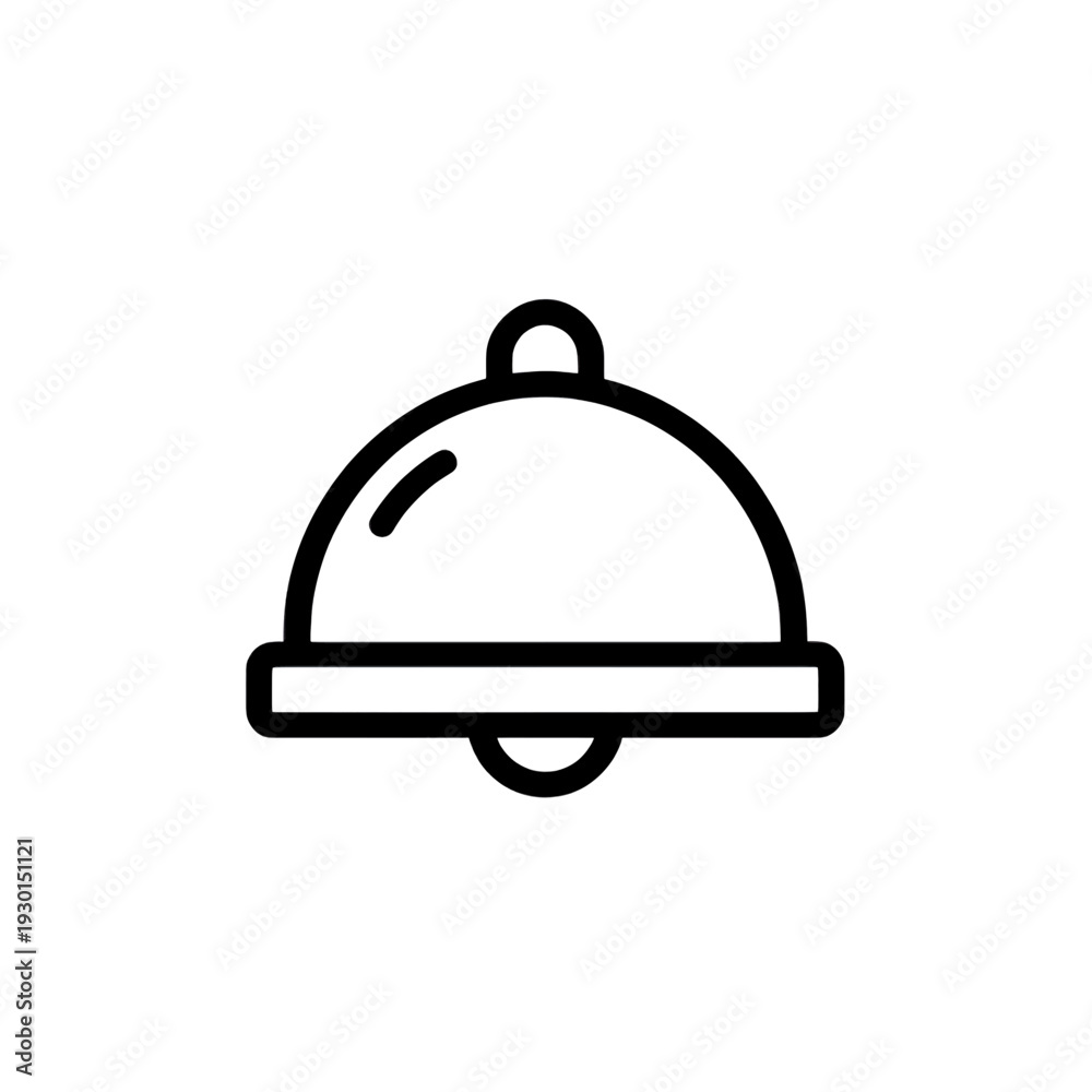 Obraz premium Service Bell Icon for App UI