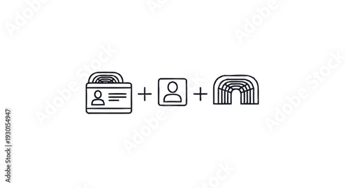 Identity Verification and Access Control Concept.