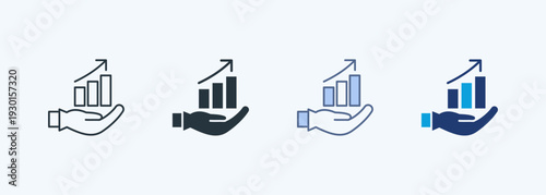 Results Icon Set Multiple Style