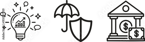 Environment Protection and Eco Balance Icons