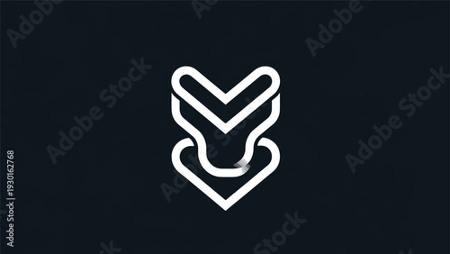 Minimalist Geometric Fox Head Logo Design.