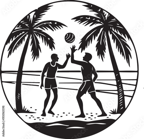 Romantic couple on the beach at sunsetRomantic couple on the beach at sunset