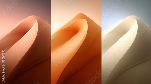 Elegant Curve: Seamless Flow and Soft Light