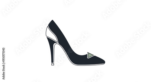Black High Heel Shoe Fashion.