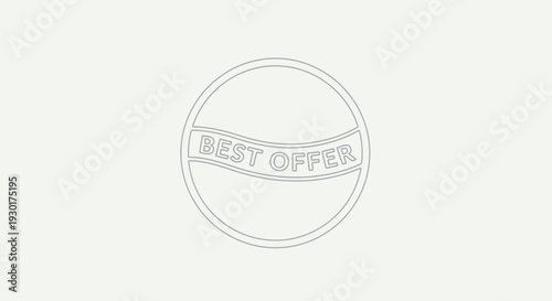 Best Offer Stamp Icon