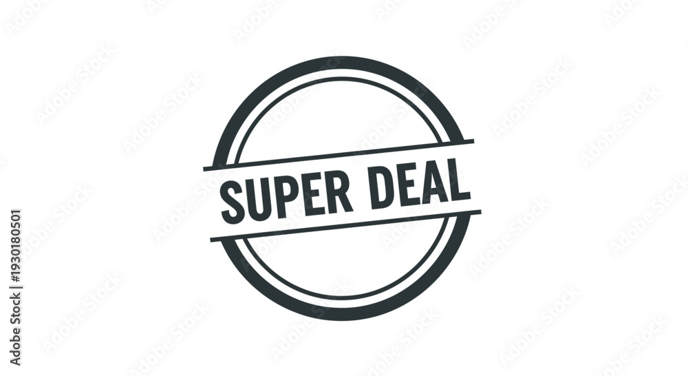 Obraz premium Super Deal Stamp - Special Offer, Discount, Sale, Promotion, Marketing, Retail, Business