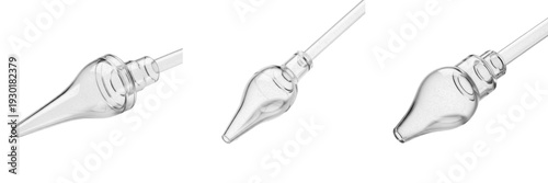 3-Pack Replacement Silicone Tips for Baby Nasal Aspirator – BPA-Free, Food-Grade Soft Suction Nozzles – Various Sizes for Newborns, Infants, and Toddlers – Universal Fit Snot Sucker Accessories