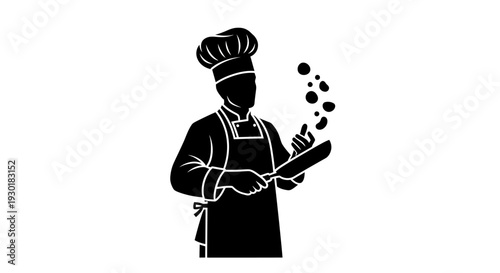 Chef Cooking Food Profession.