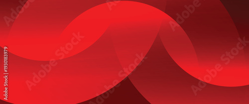 Red abstract background. Dynamic shapes composition. bold abstract vector background featuring smooth, overlapping circular gradients in deep red and scarlet. minimalist background.