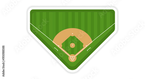 Baseball Diamond Field Sport Game Icon
