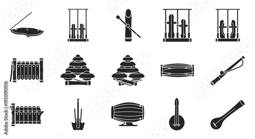 Collection of Kitchen Utensils Icons.