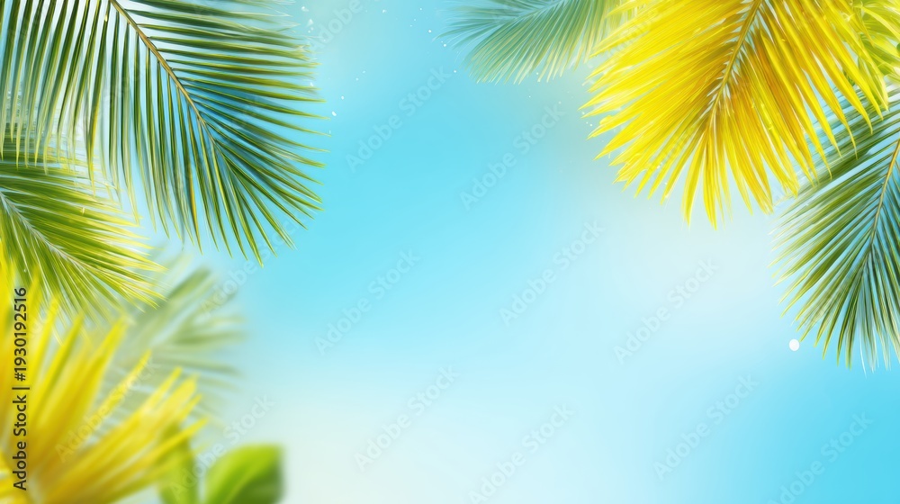 Obraz premium Tropical Palm Leaves - Summer Paradise