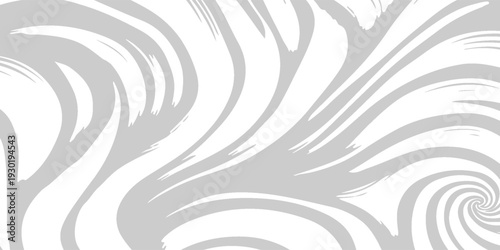 Abstract monochrome background with dynamic grey spiral swirl patterns eps10