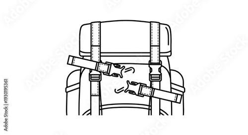 Backpack Chest Strap Buckle Fastener for Secure Carrying