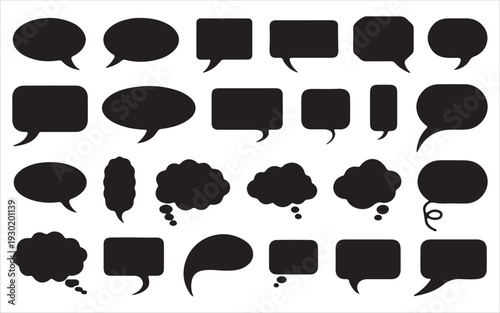Conversation Cloud Speech Bubble Pack