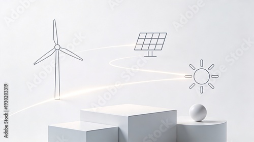 Sustainable Energy Podium Display Concept