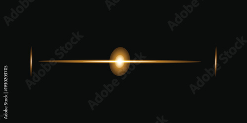 A mysterious celestial body emits light in the vast darkness of space