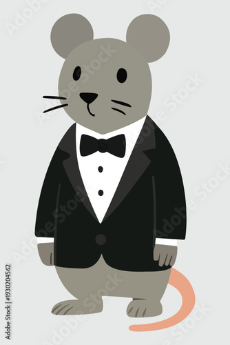 rat wearing suite corruptor cartoon