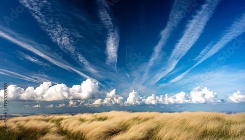 Stunning Blue Sky And Cloudscape