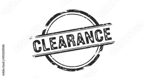 Grunge Clearance Stamp - Sale, Discount, Offer, Retail, Marketing, Business Concept