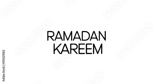 Artistic Ramadan Kareem Calligraphy with Decorative Floral and Star Elements