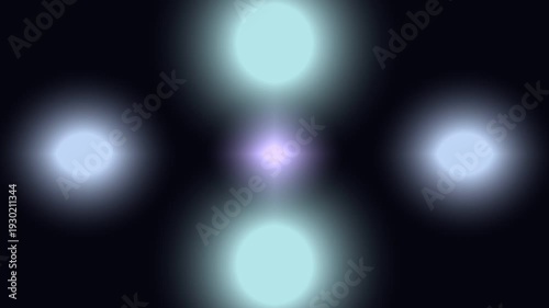 observing a soft glowing light creating a gentle ambient effect
