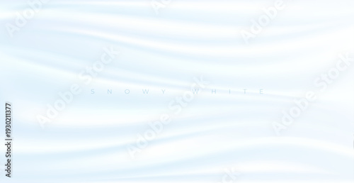 abstract snow white satin cloth texture backdrop