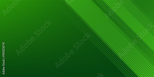 Abstract green sporty background template vector with shiny lines and lights. Green background with strong pattern design.Eps10 vector